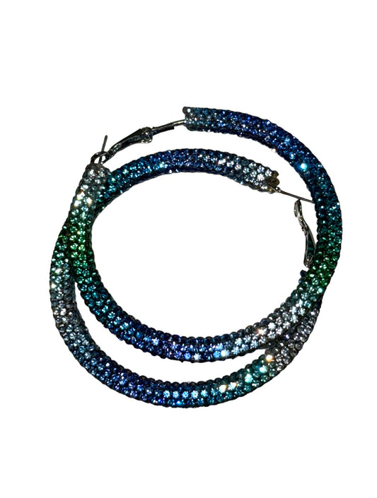 Multicolor Sequin Hoop Earrings - Reed House of Jewels