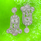 Silver Egyptian Goddess Earring - Reed House of Jewels
