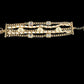 White Leather and Gold Mutli - Layer Bracelet - Reed House of Jewels