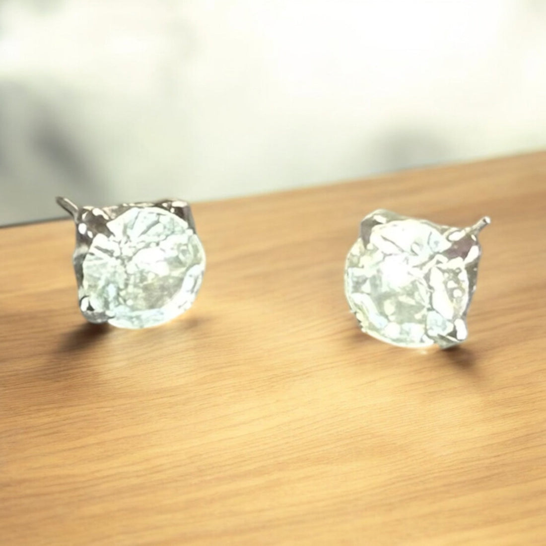 Silver Tone Multi - Layer Chain with Heart Pendant with Earrings Set - Reed House of Jewels