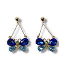 Blue Butterfly Dangle Earrings - Reed House of Jewels