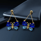 Blue Butterfly Dangle Earrings - Reed House of Jewels