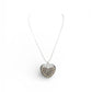 Chisel Silver Filigree Puffed Heart Pendant Necklace - Reed House of Jewels