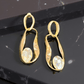 Abstract Sculptural Crystal Drop Earrings - Reed House of Jewels