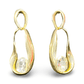 Abstract Sculptural Crystal Drop Earrings - Reed House of Jewels