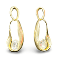 Abstract Sculptural Crystal Drop Earrings - Reed House of Jewels