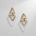 Geometric Glamour Drop Earrings - Reed House of Jewels