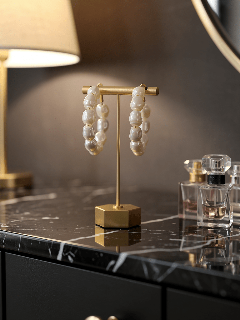 Baroque Pearl Hoop Earrings - Reed House of Jewels