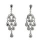 Gunmetal Glamour Chandelier Earrings - Reed House of Jewels