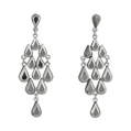 Gunmetal Glamour Chandelier Earrings - Reed House of Jewels