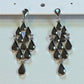 Gunmetal Glamour Chandelier Earrings - Reed House of Jewels