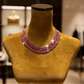 Red Crystal Collar Necklace - Reed House of Jewels