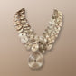 Champagne Silver Disc Link Statement Necklace - Reed House of Jewels