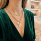 Gold Mixed Metal Evil Eye Necklace Set - Reed House of Jewels