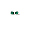 Large Emerald Crystal Square Stud Earrings - Reed House of Jewels