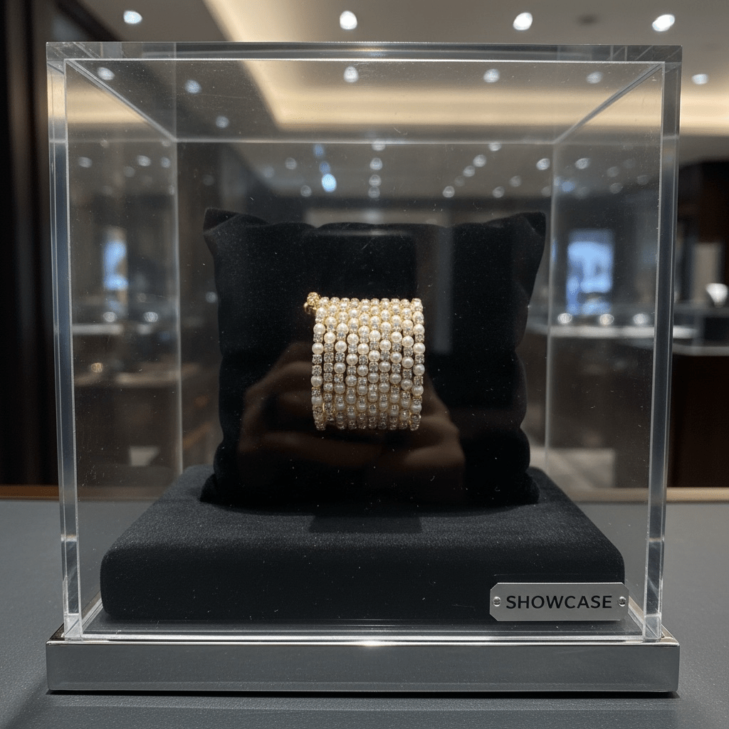 Pearl and Crystal Wrap Bracelet - Reed House of Jewels