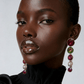 Vibrant Multi - Color Crystal Dangle Statement Earrings - Reed House of Jewels