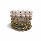 The Rosé & Gold 5 pcs Bracelet Stack - Reed House of Jewels