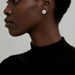 Cubic Zirconia Sterling Silver 8.3mm Stud Earrings - Reed House of Jewels