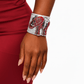 Red Elephant Rhinestone Cuff - Reed House of Jewels