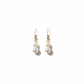 White Flower Layered Pearl Multi - Stand Statement Necklace Set - Reed House of Jewels
