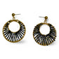 Black Glass Beaded Earrings - Reed House of Jewels