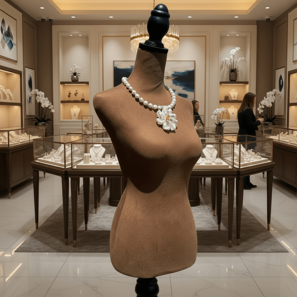 Chunky Flower Pearl Necklace - Reed House of Jewels