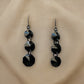 Jet Black Bead Drop Earrings - Reed House of Jewels