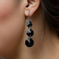 Jet Black Bead Drop Earrings - Reed House of Jewels