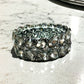 Black Diamond Oval Stone Cluster Stretch Evening Bracelet - Reed House of Jewels