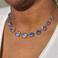 Purple Round Crystal Necklace - Reed House of Jewels