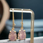 Lilac Pear Shaped Cubic Zirconia Stone Dangle Earrings - Reed House of Jewels