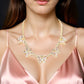 Crystal Blush Butterfly Collar Necklace - Reed House of Jewels