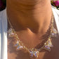 Crystal Blush Butterfly Collar Necklace - Reed House of Jewels