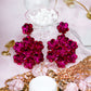 Pink Sequins Drop Earrings - Reed House of Jewels