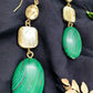 Three Drop Malachite Earring - Reed House of Jewels