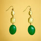 Three Drop Malachite Earring - Reed House of Jewels