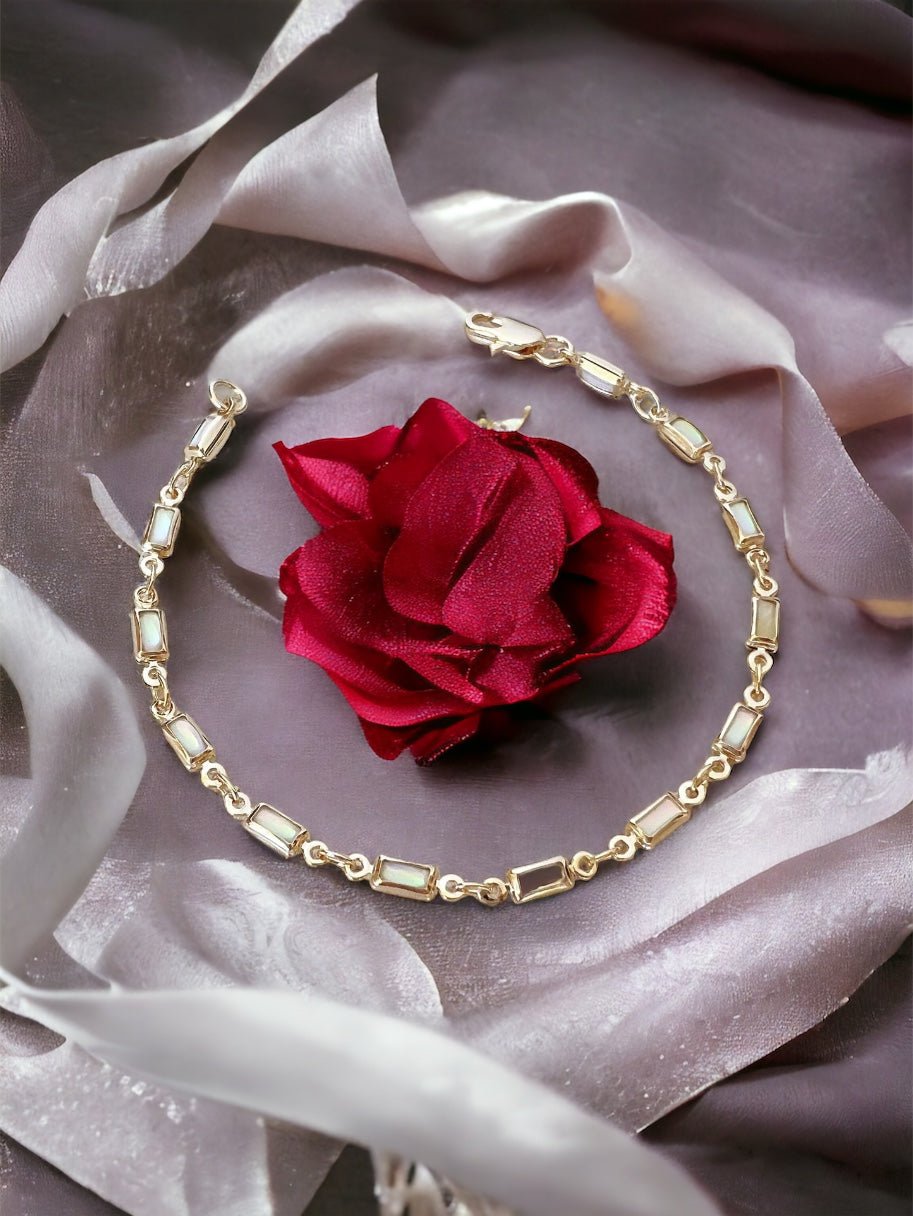 18k Gold Filled Opal Bracelet - Reed House of Jewels