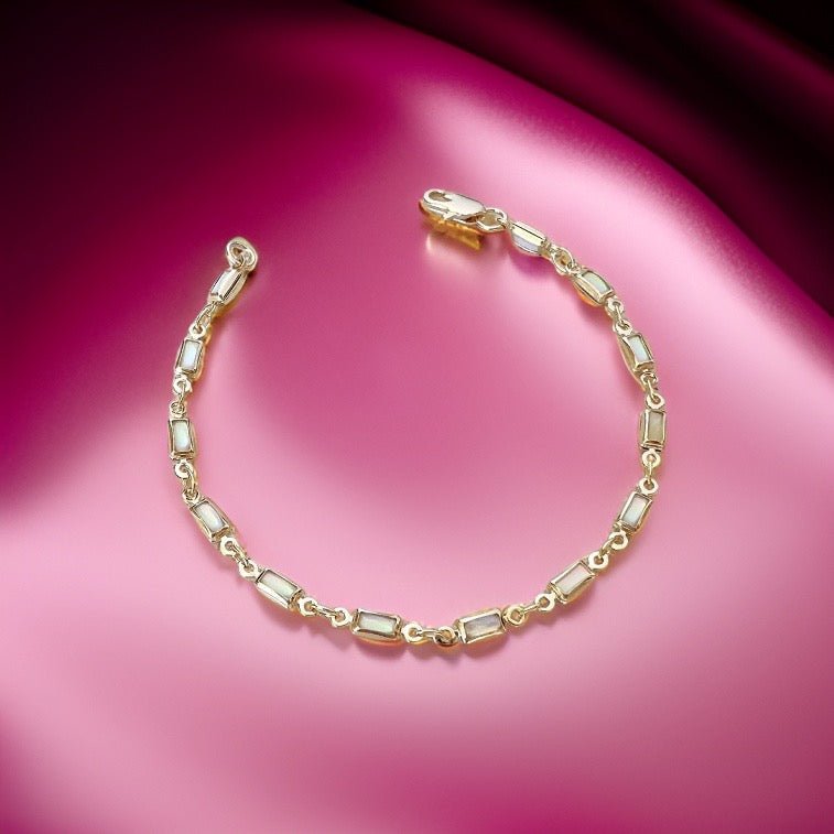 18k Gold Filled Opal Bracelet - Reed House of Jewels