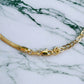 18k Gold Filled 3.0mm Thickness Herringbone Anklet - Reed House of Jewels