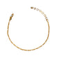 18k Gold Filled 2mm Rounded 3x1 Figaro Anklet - Reed House of Jewels