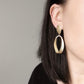 Gold Tone Rugby Clip - on Earrings - Reed House of Jewels