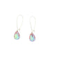 Peach Cubic Zirconia Stone Dangle Earrings - Reed House of Jewels