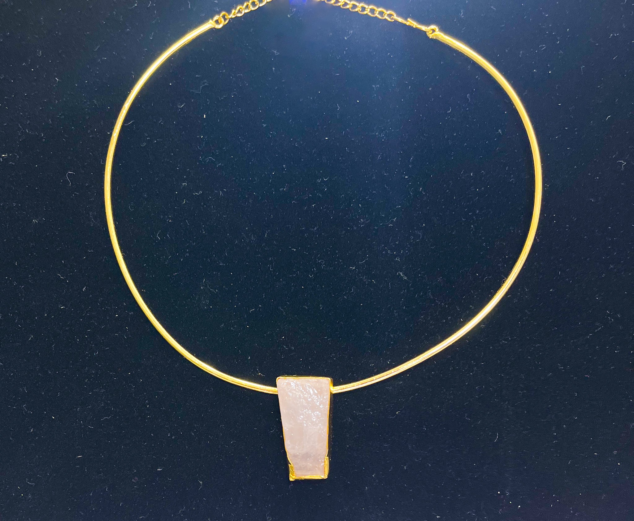 Deva with Rose Quartz Stone Necklace - Reed House of Jewels