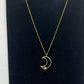 Labradorite Crescent Moon Necklace - Reed House of Jewels