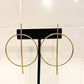Geometric Large Circle and Bar Earrings - Reed House of Jewels