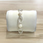 Pearl and Silver Tone Oval Bracelet - Reed House of Jewels