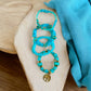 Teal Tree of Life Beaded Stack Bracelet - Reed House of Jewels