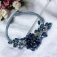 Blue Crystal Bib Collar Necklace - Reed House of Jewels