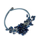 Blue Crystal Bib Collar Necklace - Reed House of Jewels